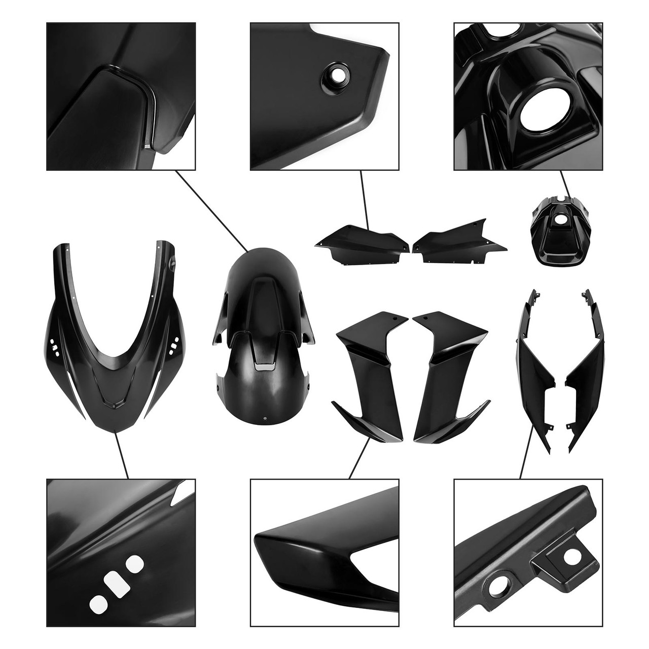 Bodywork Fairing ABS Injection Molding Unpainted For Aprilia RS 660 2020-2024