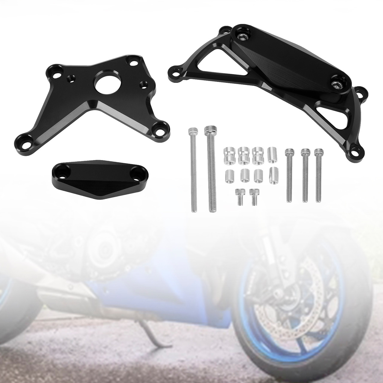 Engine Guards Protect Stator Engine Cover Black For Suzuki Gsx-S1000/Gt Katana BLK