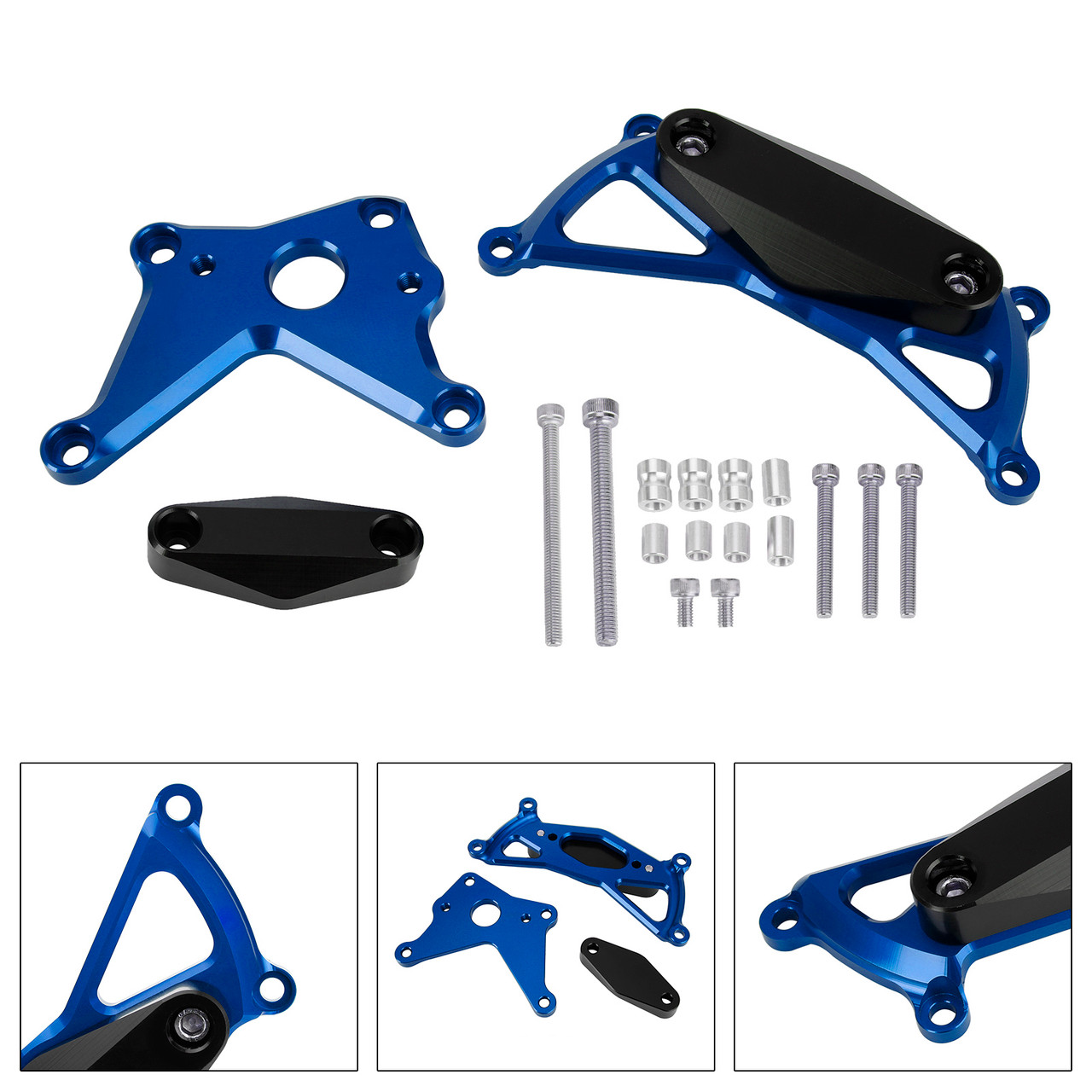 Engine Guards Protect Stator Engine Cover Black For Suzuki Gsx-S1000/Gt Katana Blue