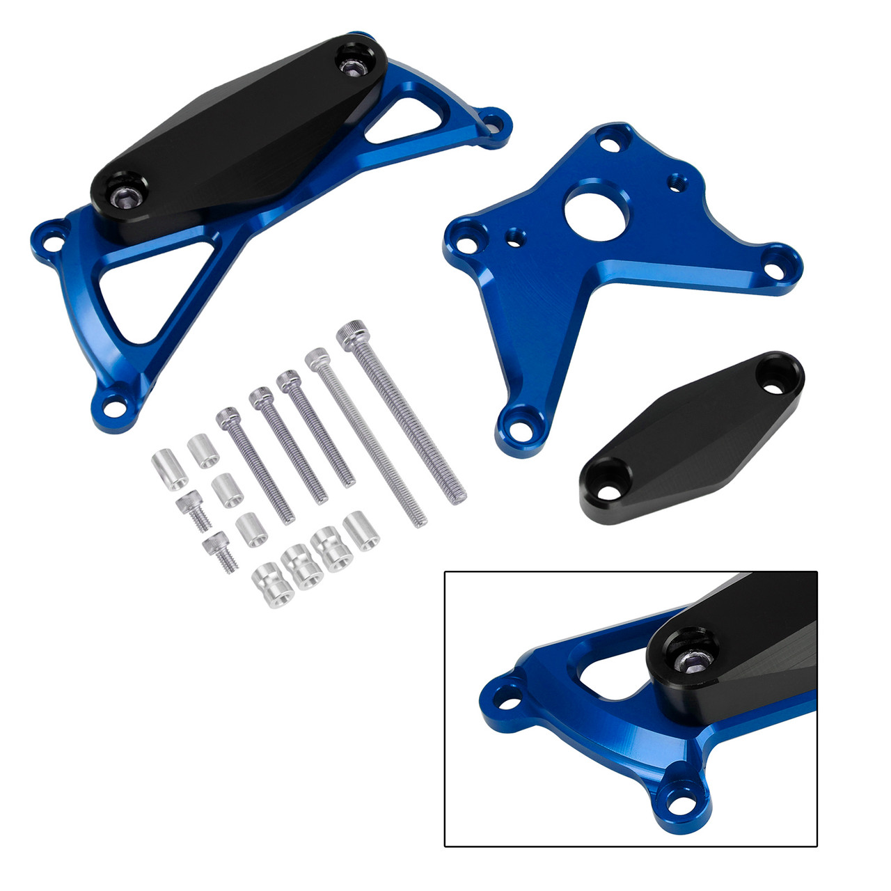 Engine Guards Protect Stator Engine Cover Black For Suzuki Gsx-S1000/Gt Katana Blue