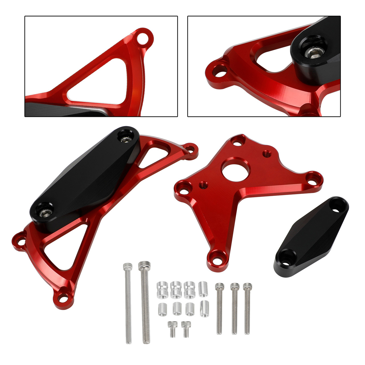 Engine Guards Protect Stator Engine Cover Black For Suzuki Gsx-S1000/Gt Katana Red