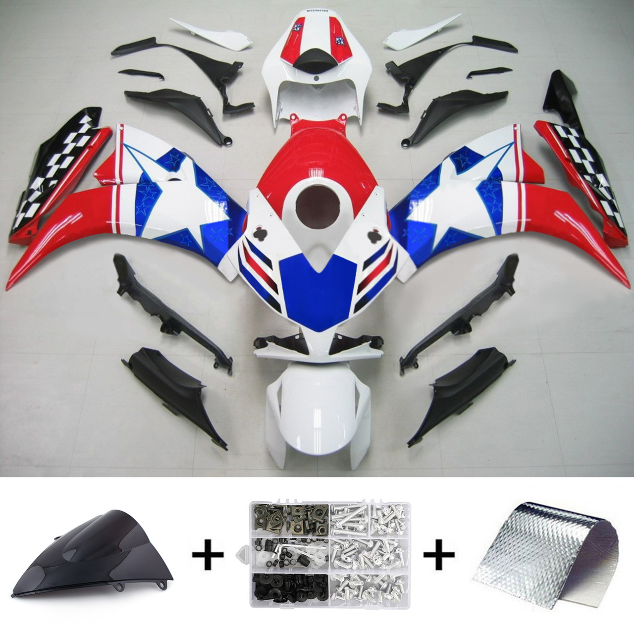 2012-2016 Honda CBR1000RR Amotopart Fairing Kit Generic #142