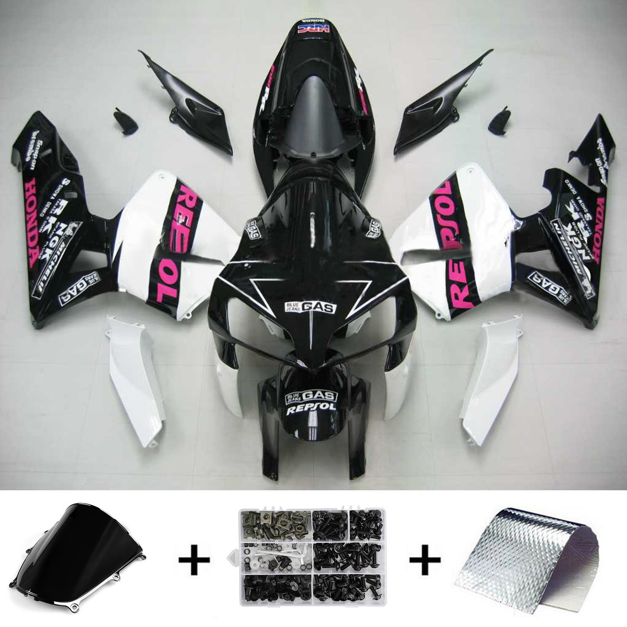 2005-2006 Honda CBR600RR Amotopart Fairing Kit Generic #123