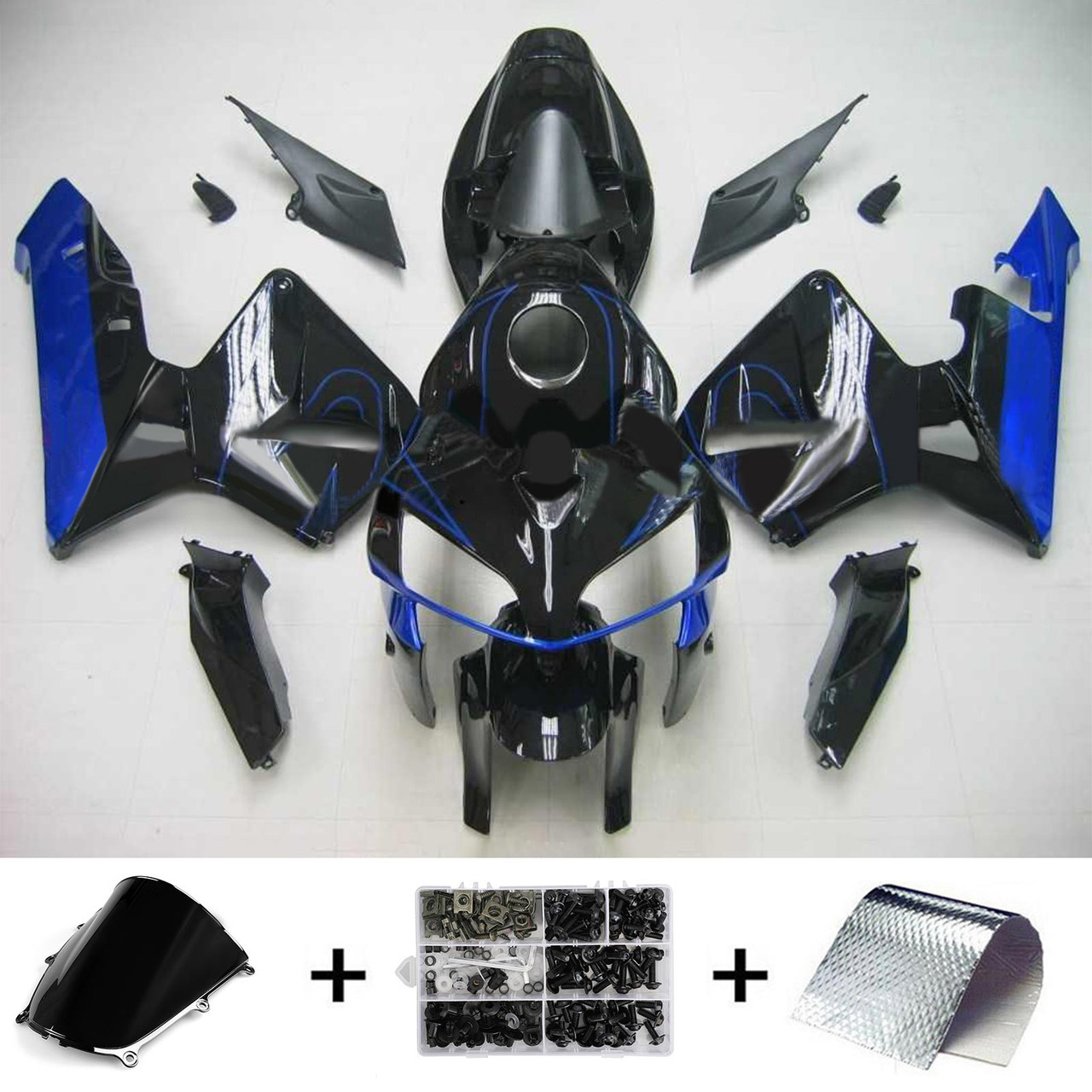 2005-2006 Honda CBR600RR Amotopart Fairing Kit Generic #157