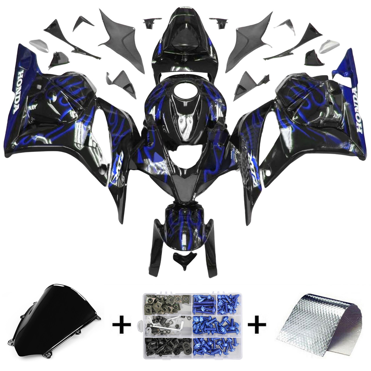 2009-2012 Honda CBR600RR Amotopart Fairing Kit Generic #107