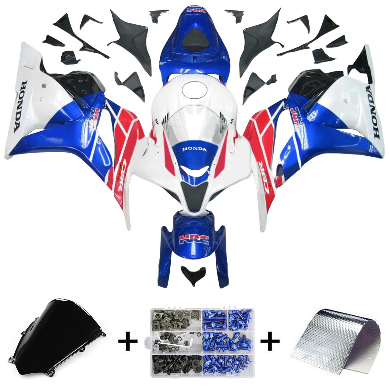 2009-2012 Honda CBR600RR Amotopart Fairing Kit Generic #127