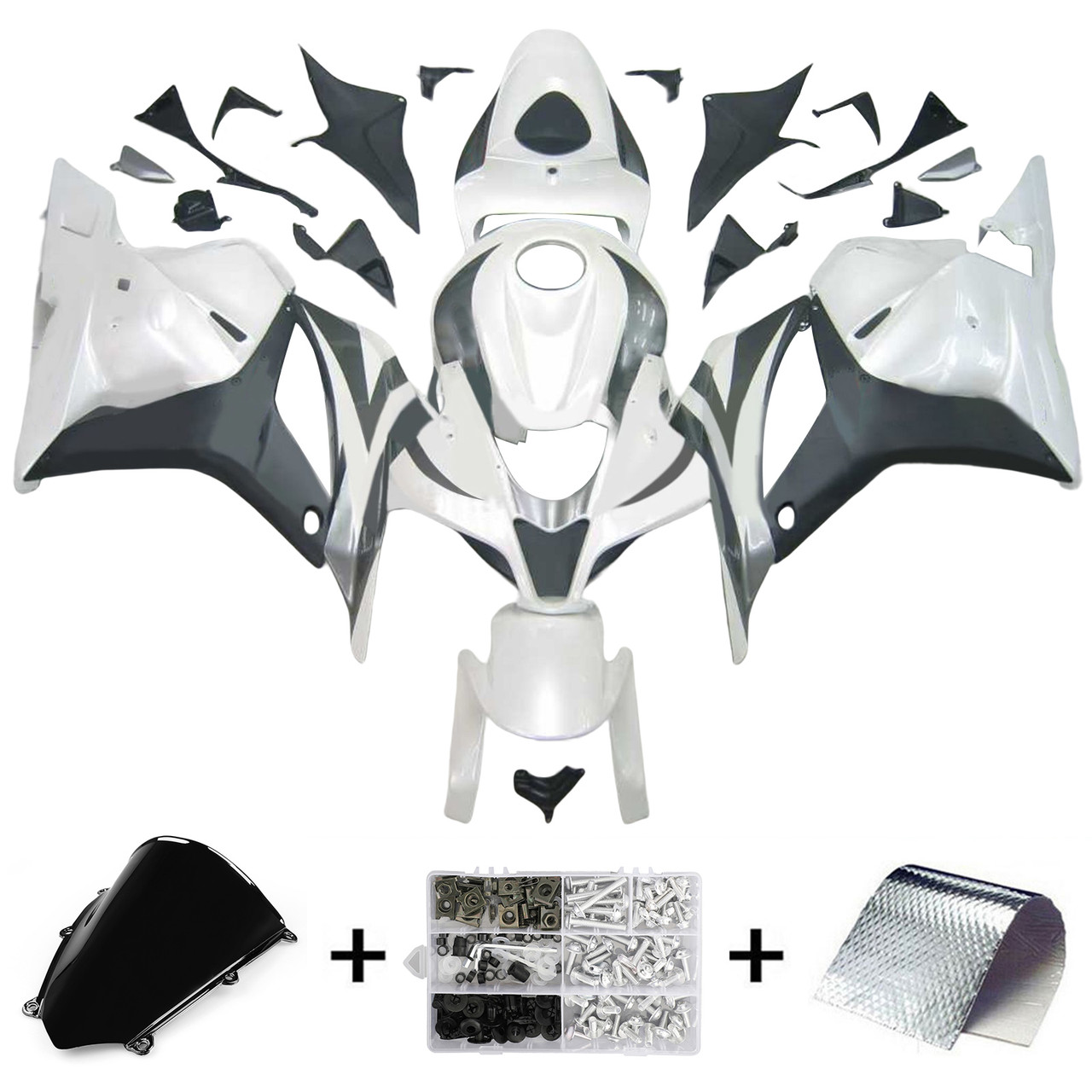 2009-2012 Honda CBR600RR Amotopart Fairing Kit Generic #129