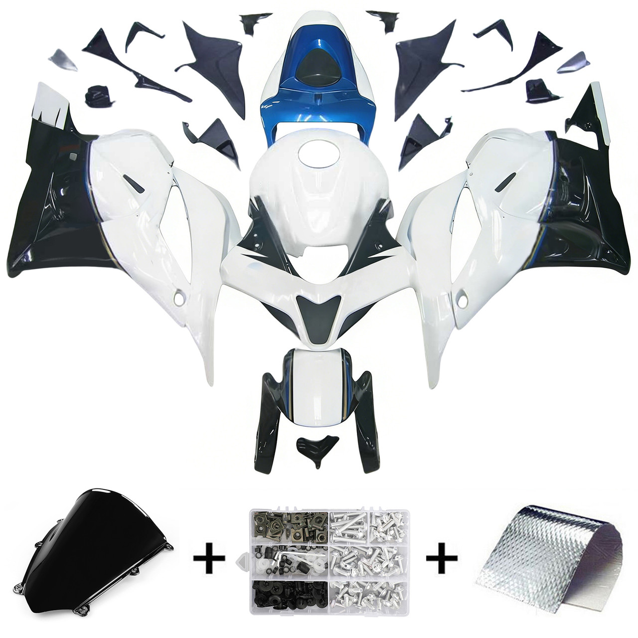 2009-2012 Honda CBR600RR Amotopart Fairing Kit Generic #133