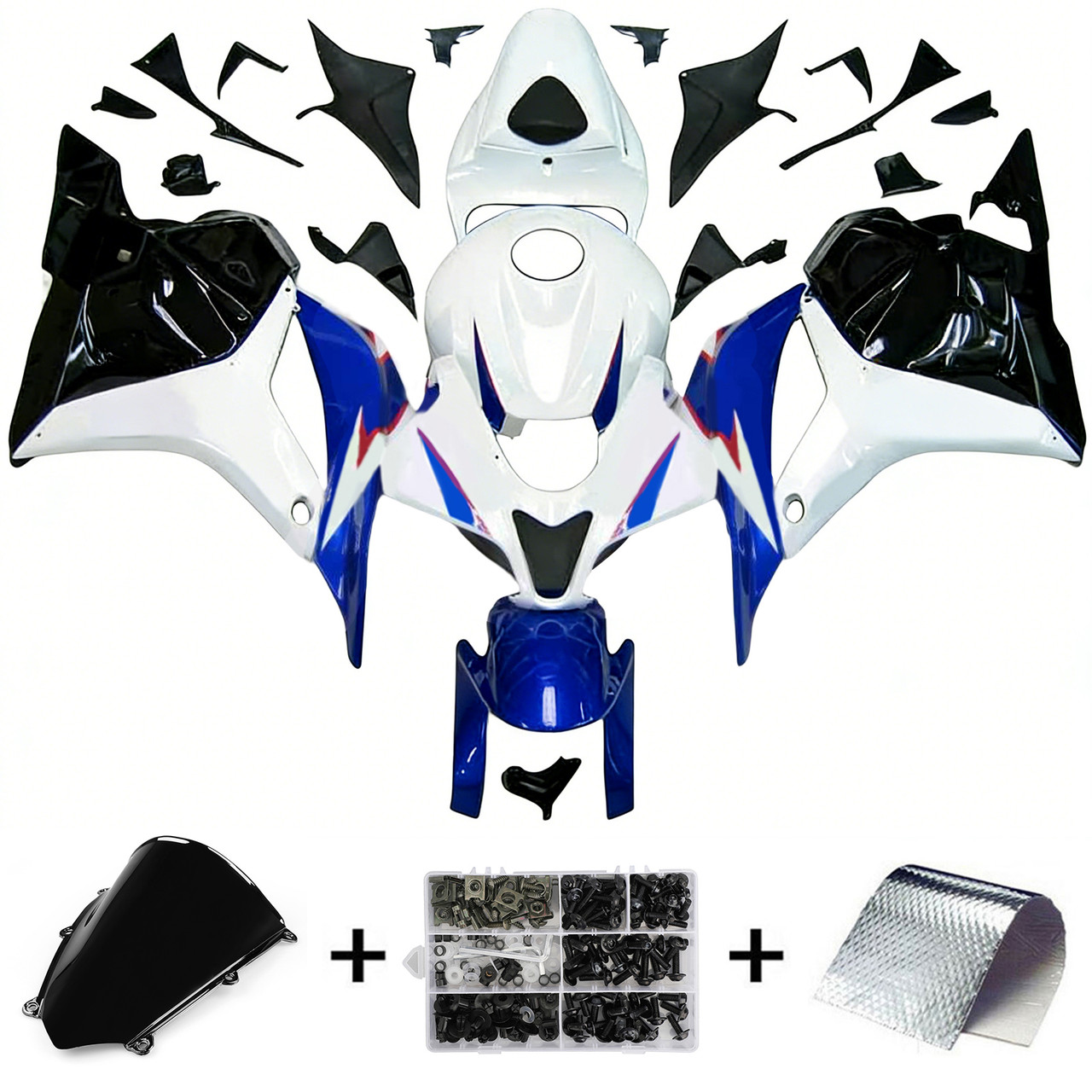 2009-2012 Honda CBR600RR Amotopart Fairing Kit Generic #138