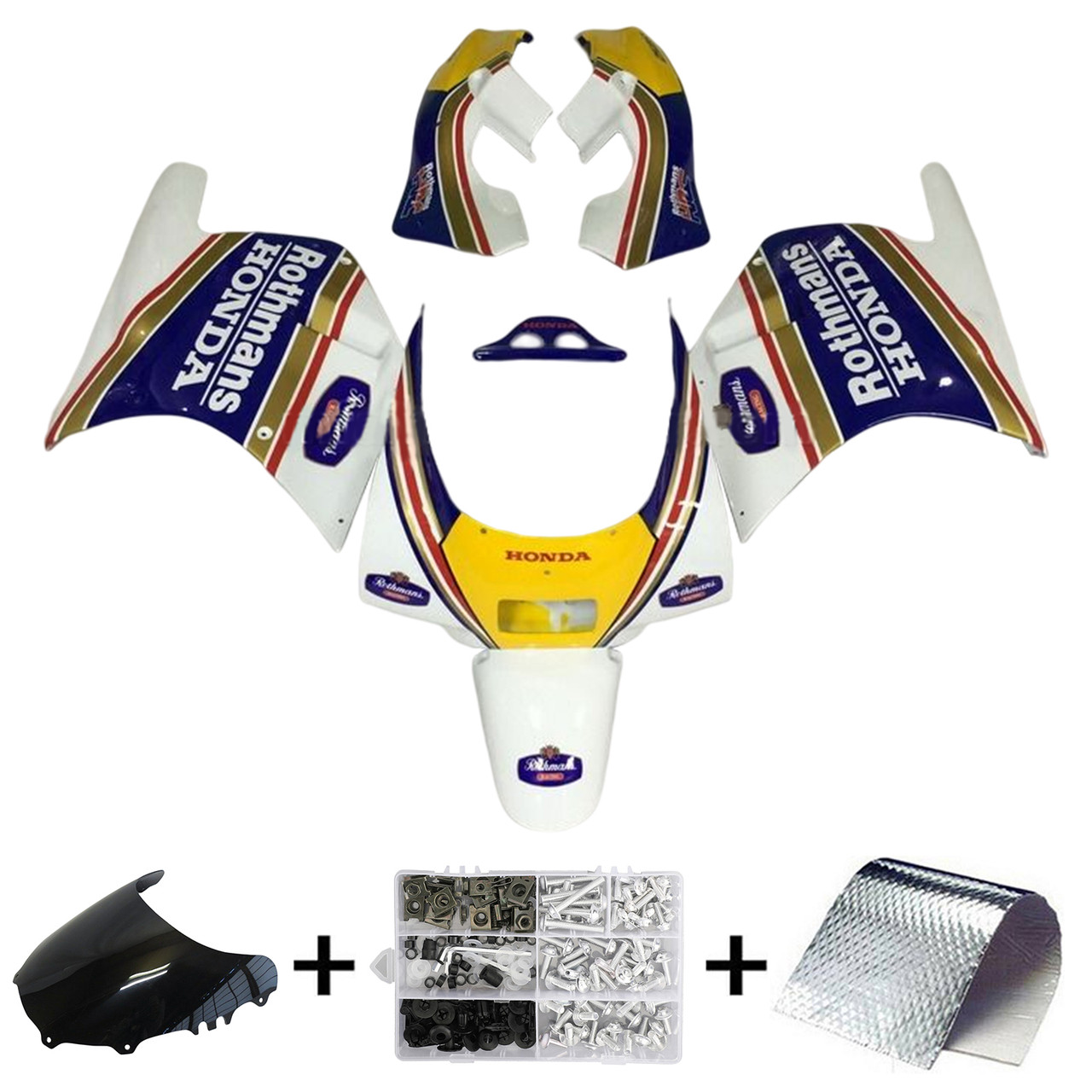 1988-1989 Honda NSR250R Amotopart Fairing Kit Generic #105