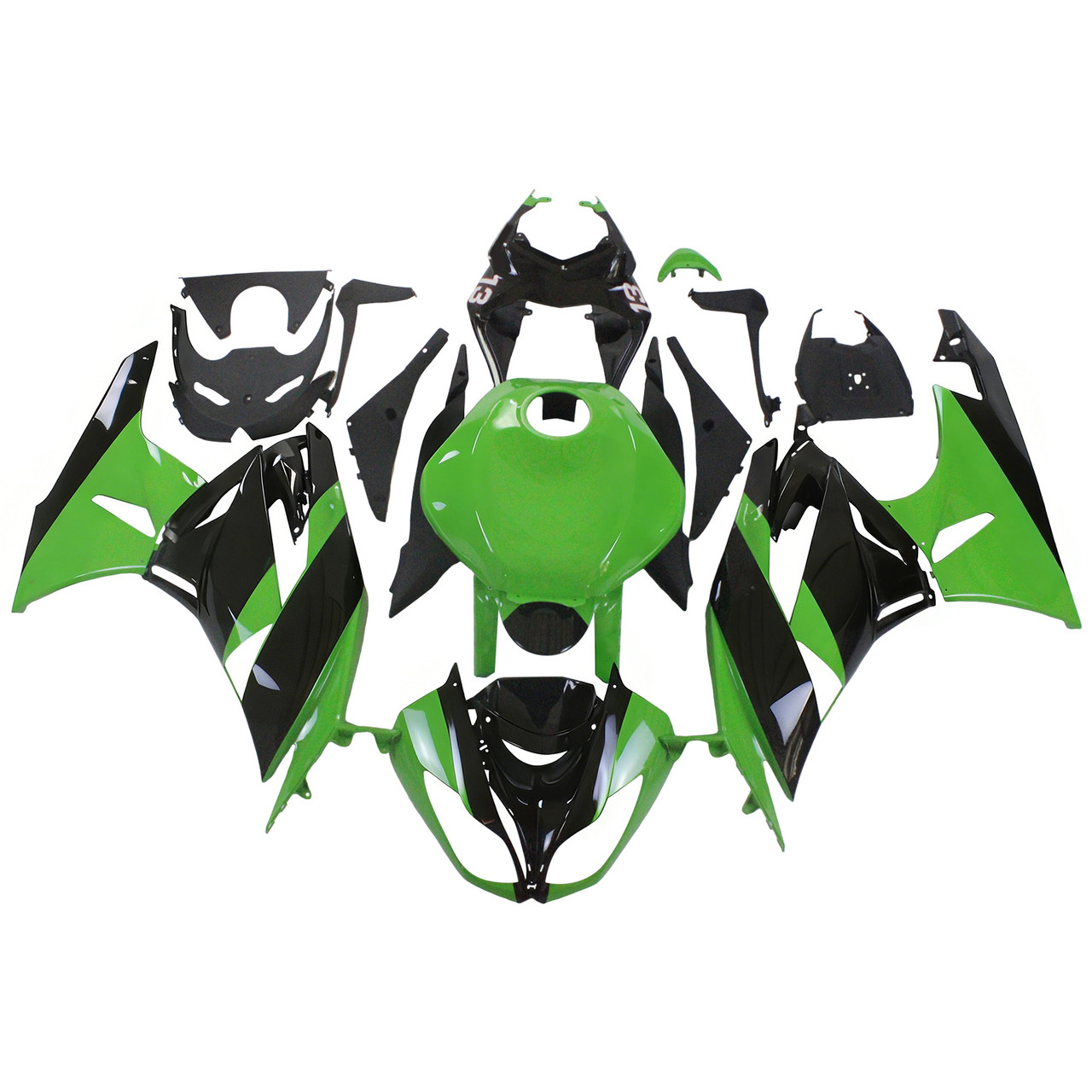 2009-2012 Kawasaki ZX6R 636 Amotopart Fairing Kit Generic #139