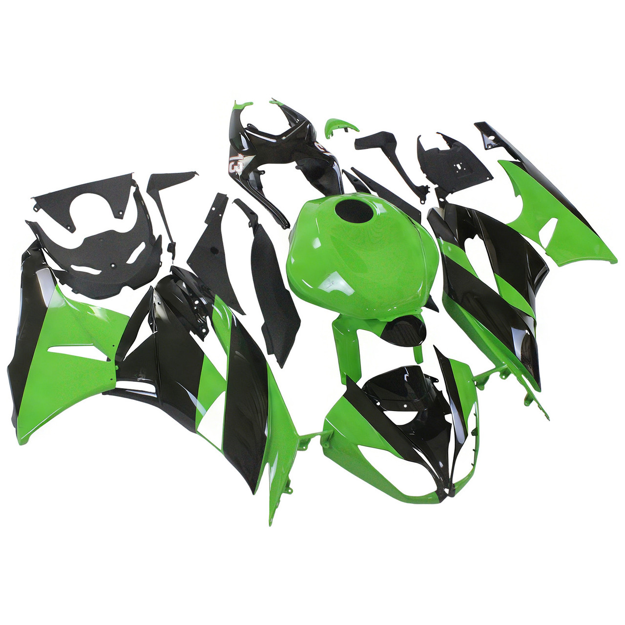 2009-2012 Kawasaki ZX6R 636 Amotopart Fairing Kit Generic #139