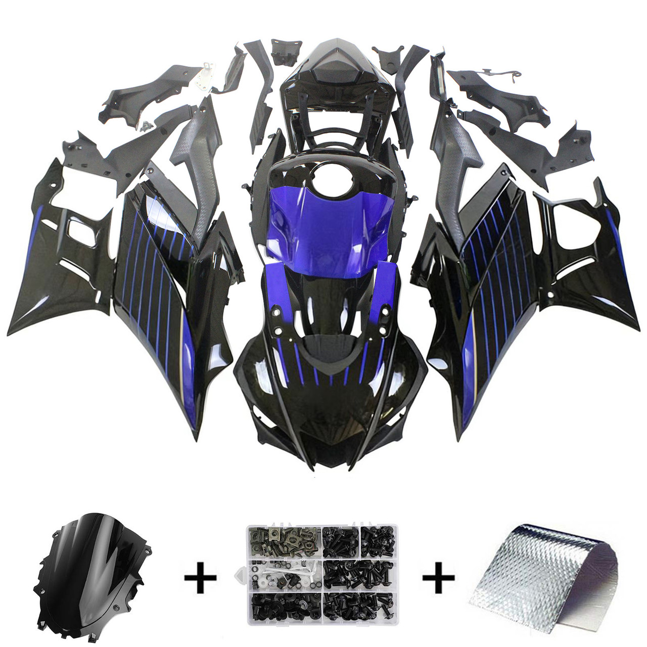 2022-2023 Yamaha YZF R3 R25 Amotopart Fairing Kit Generic #105