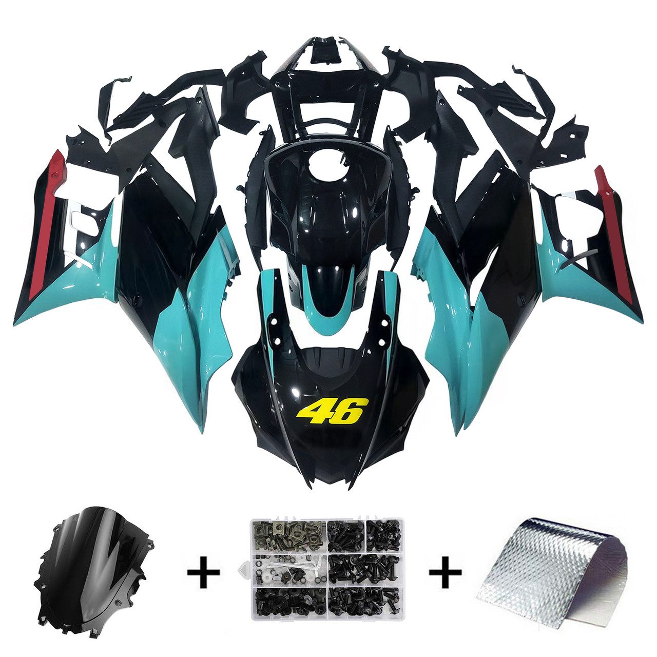 2022-2023 Yamaha YZF R3 R25 Amotopart Fairing Kit Generic #107