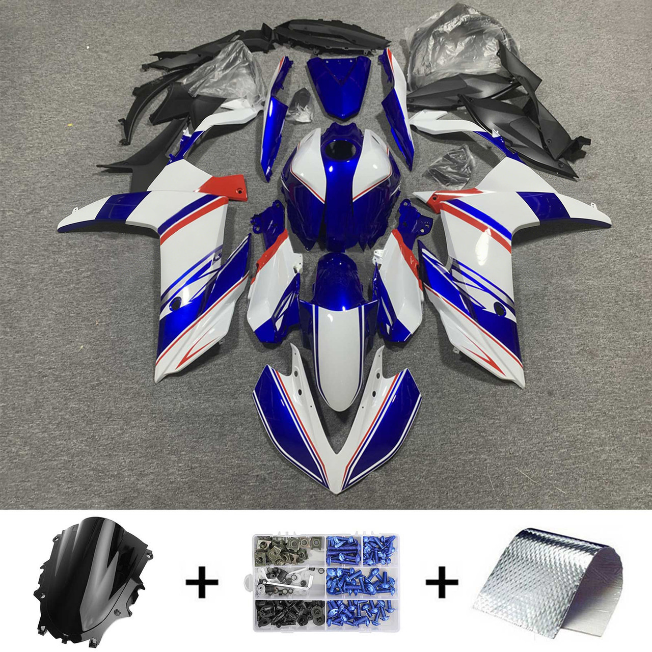 2022-2023 Yamaha YZF R3 R25 Amotopart Fairing Kit Generic #120