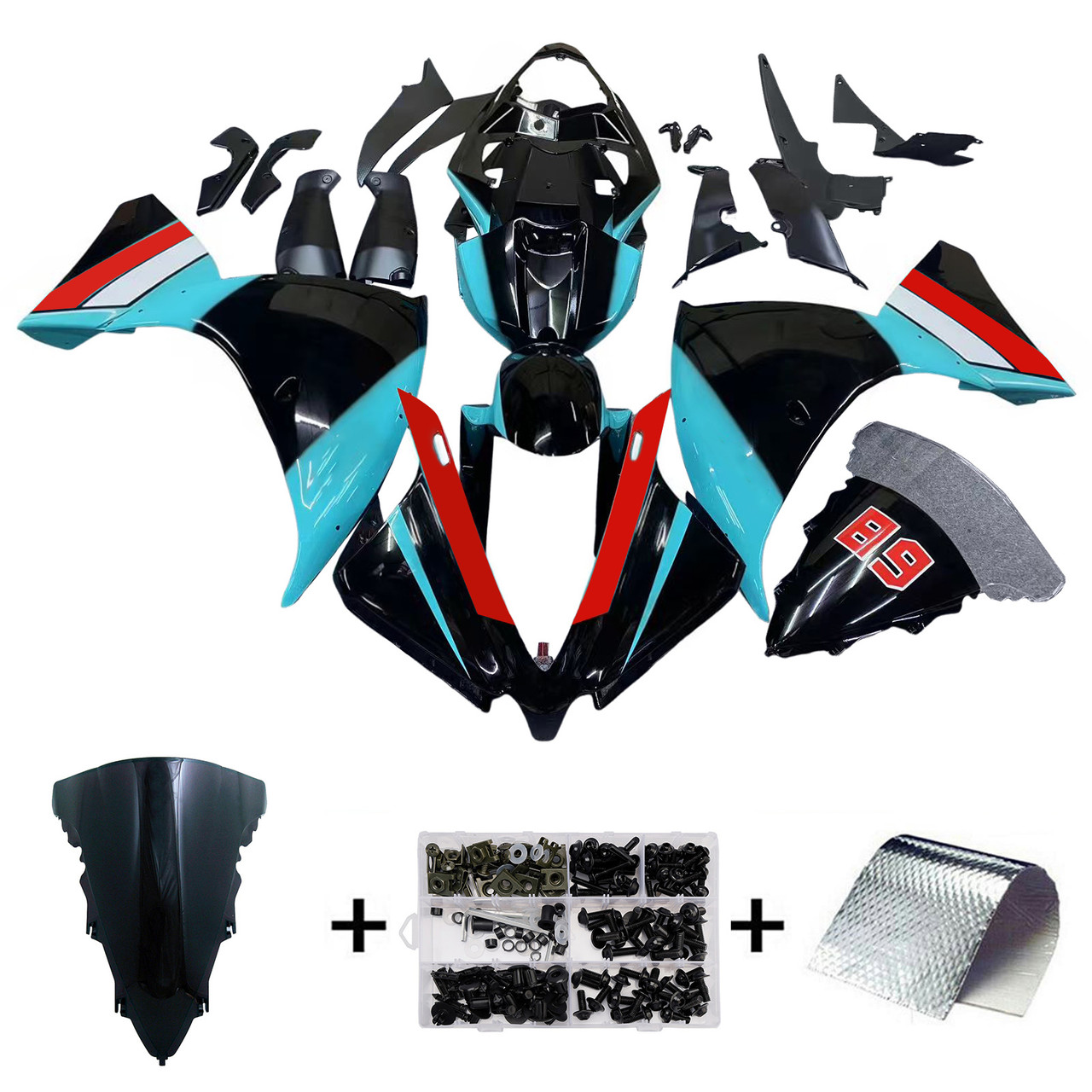2012-2014 Yamaha YZF 1000 R1 Amotopart Fairing Kit Generic #148