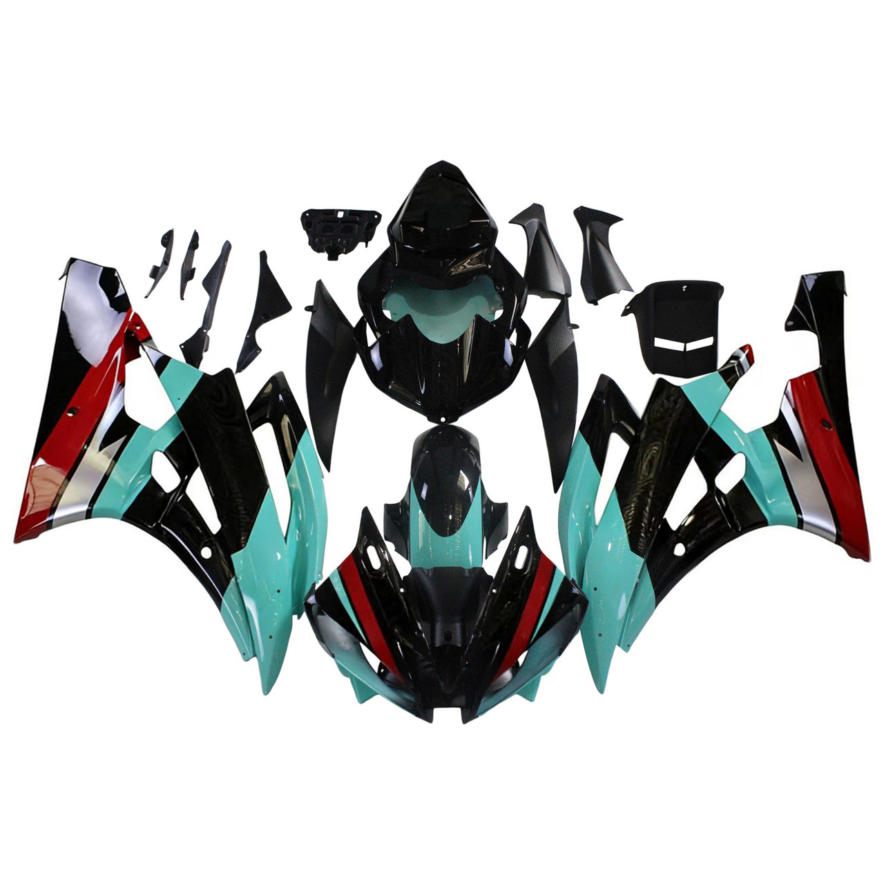 2006-2007 Yamaha YZF 600 R6 Amotopart Fairing Kit Generic #156