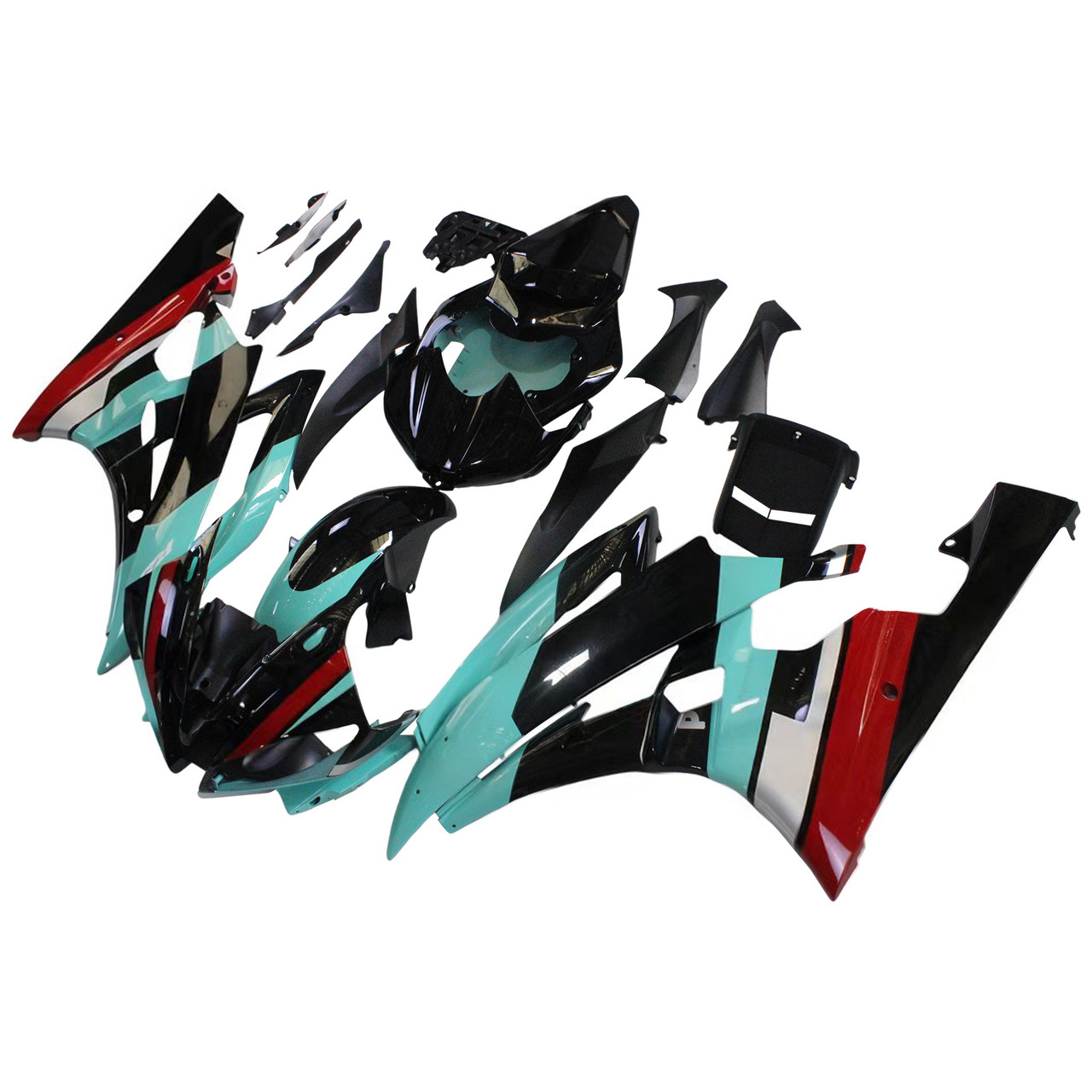 2006-2007 Yamaha YZF 600 R6 Amotopart Fairing Kit Generic #156