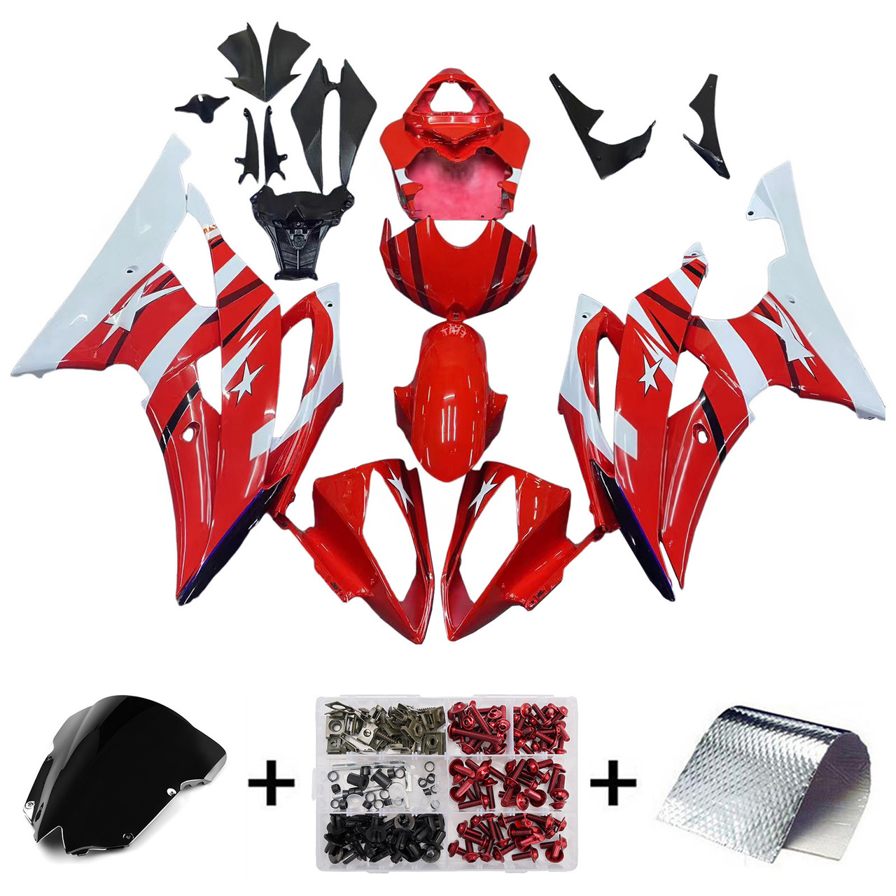 2008-2016 Yamaha YZF 600 R6 Amotopart Fairing Kit Generic #173
