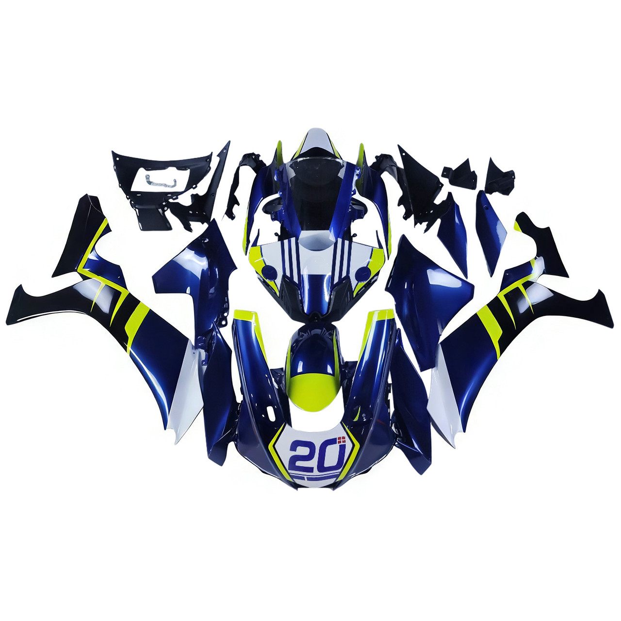 2020-2022 Yamaha YZF 1000 R1 Amotopart Fairing Kit Generic #132
