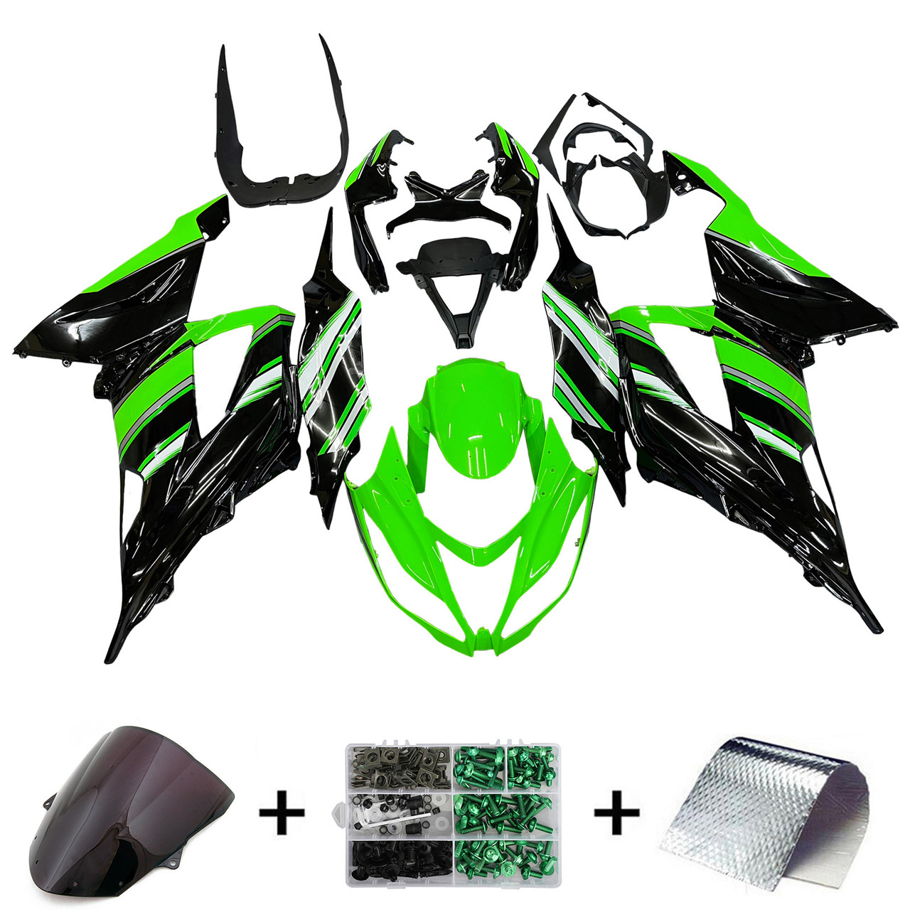 2013-2018 Kawasaki ZX6R 636 Amotopart Fairing Kit Generic #117