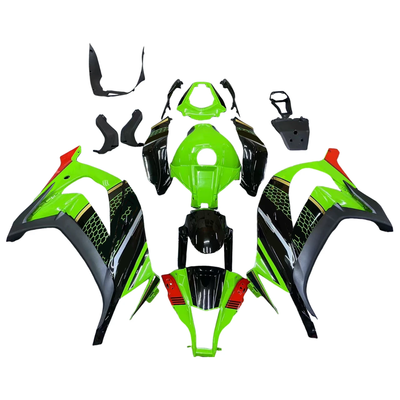 2011-2015 Kawasaki ZX10R Amotopart Fairing Kit Generic #124