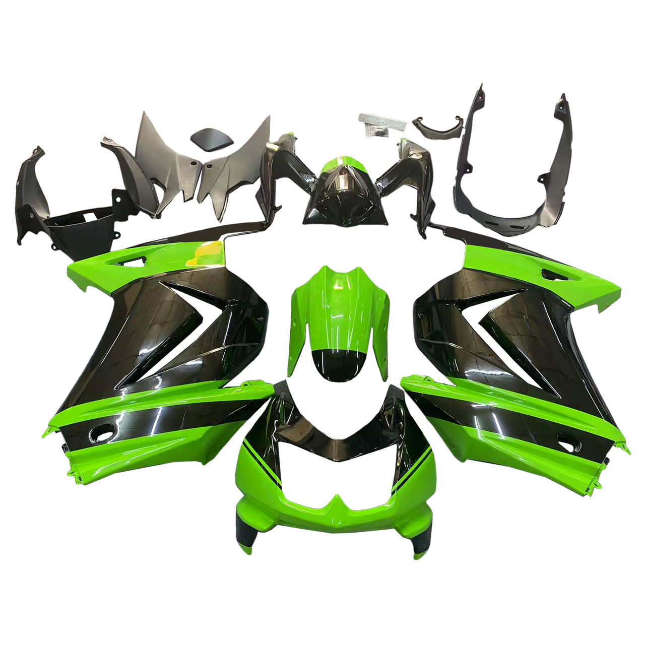 2008-2012 Kawasaki EX250/Ninja250R Amotopart Fairing Kit Generic #116