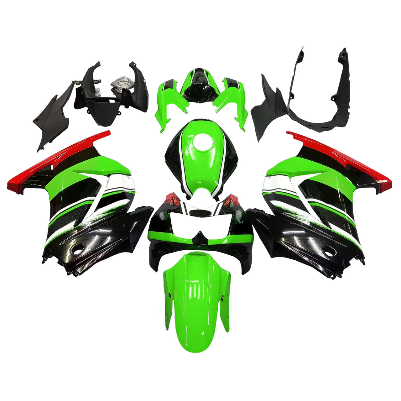2008-2012 Kawasaki EX250/Ninja250R Amotopart Fairing Kit Generic #121