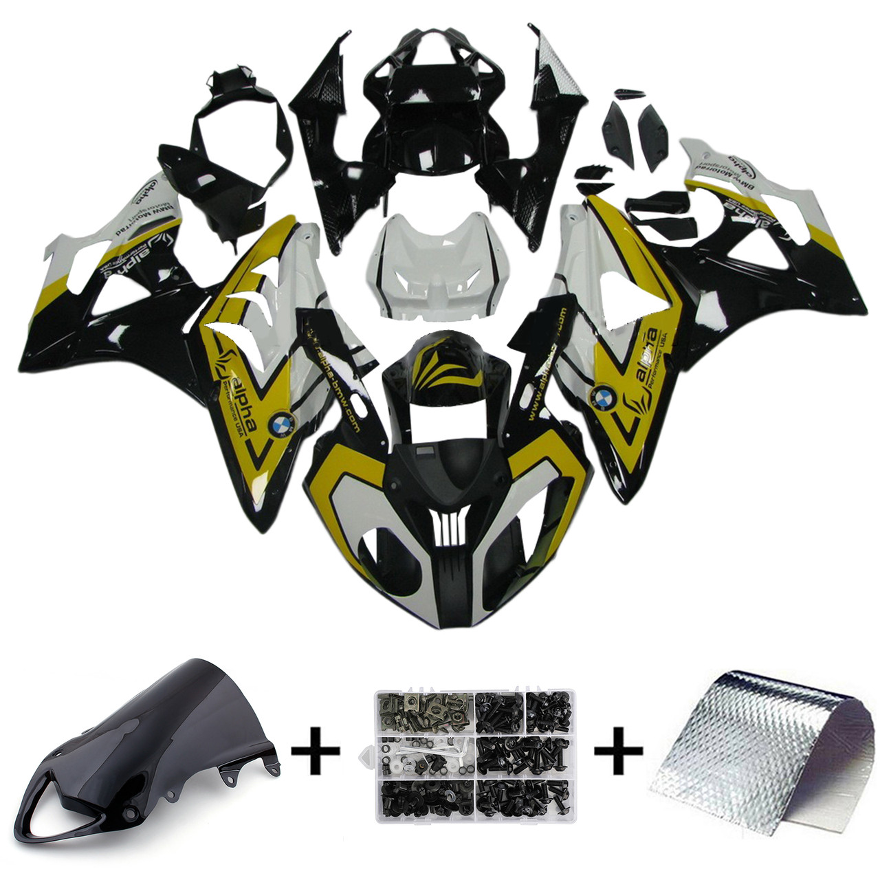 2009-2014 BMW S1000RR Amotopart Fairing Kit Generic #116