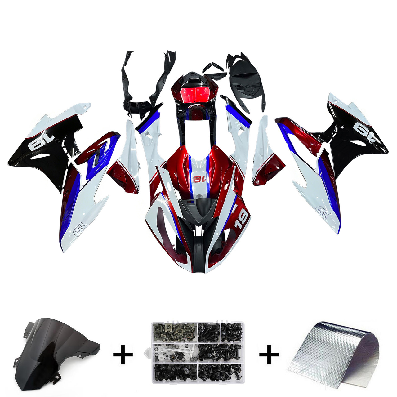 2017-2018 BMW S1000RR Amotopart Fairing Kit Generic #112