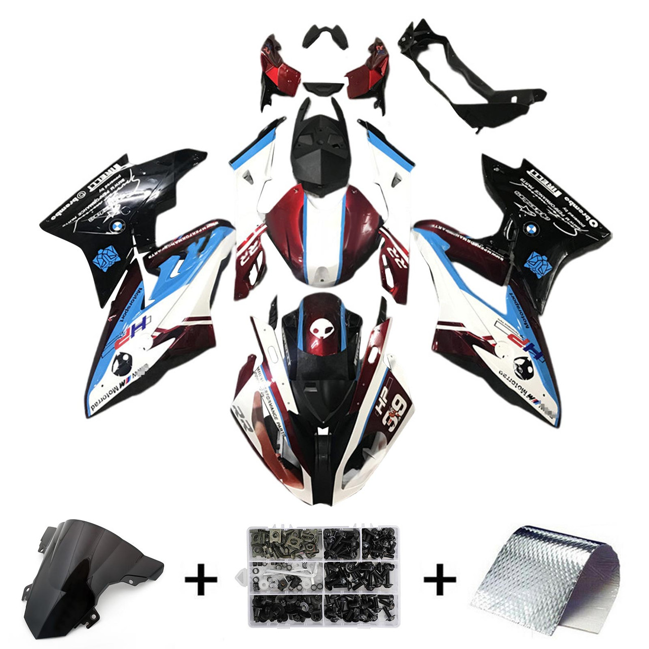 2017-2018 BMW S1000RR Amotopart Fairing Kit Generic #136