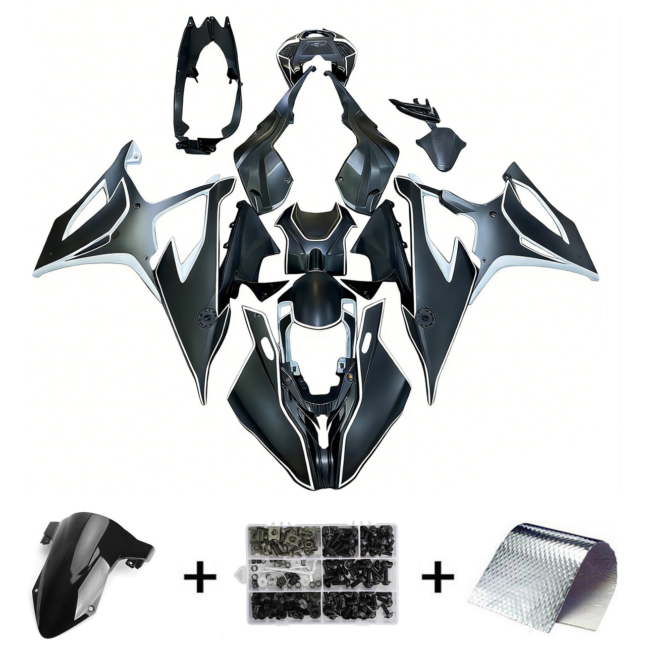 2019-2022 BMW S1000RR M1000RR Amotopart Fairing Kit Generic #135