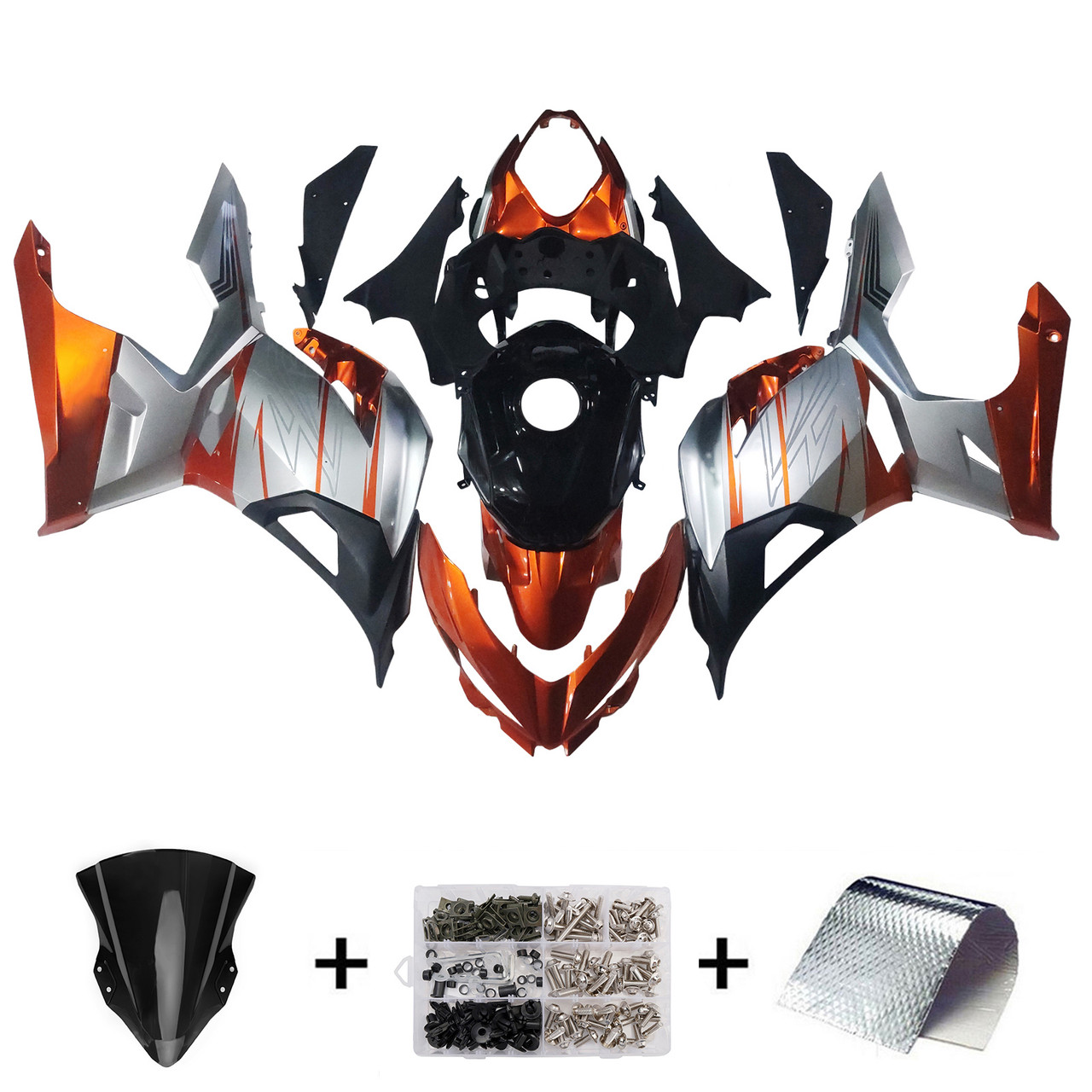 2018-2023 Kawasaki EX400/Ninja400 Amotopart Fairing Kit Generic #159