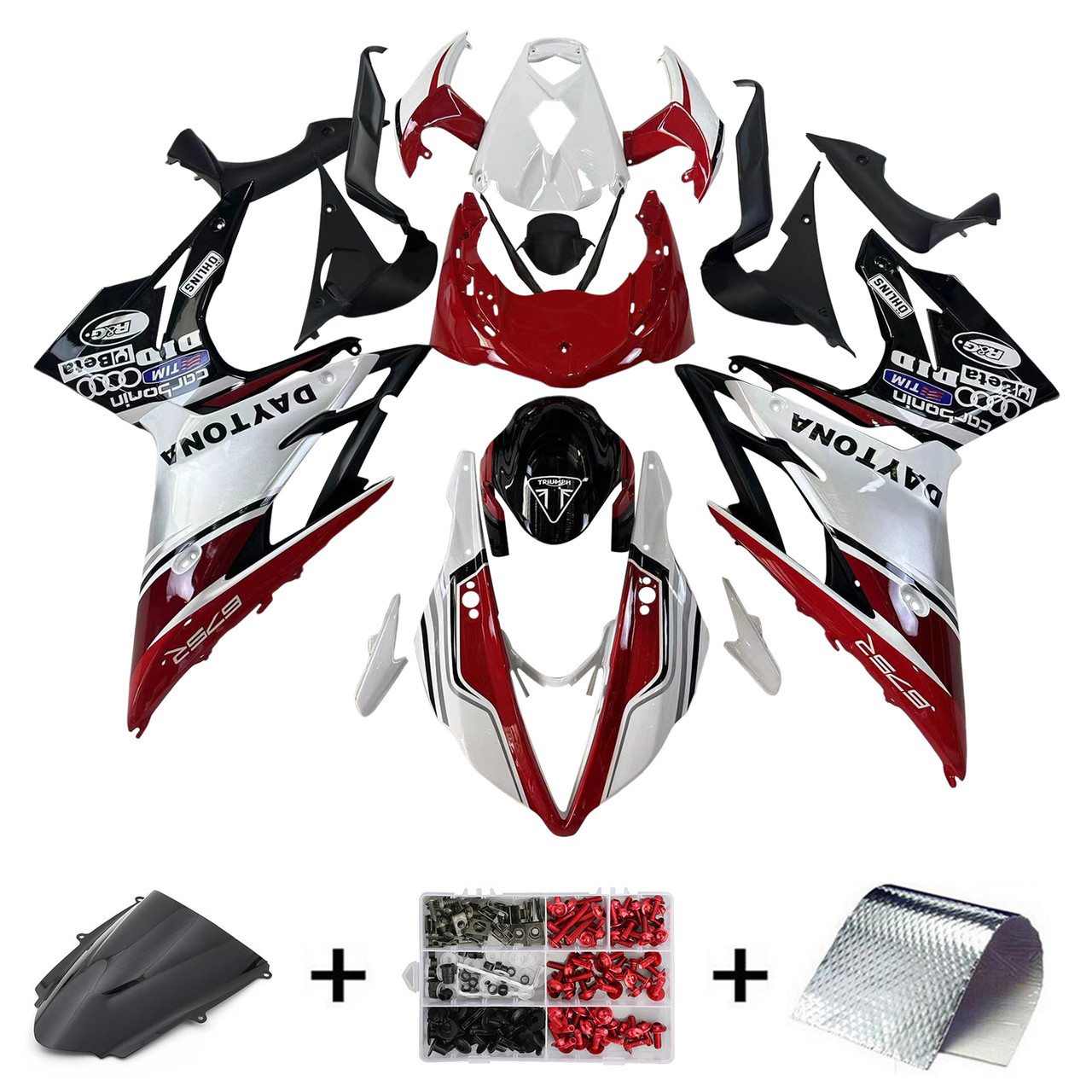  2013-2016 Triumph Daytona 675 Amotopart Fairing Kit Generic #108