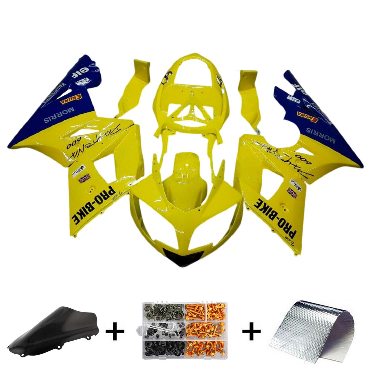 2002-2005 Triumph Daytona 600/650 Amotopart Fairing Kit Generic #119