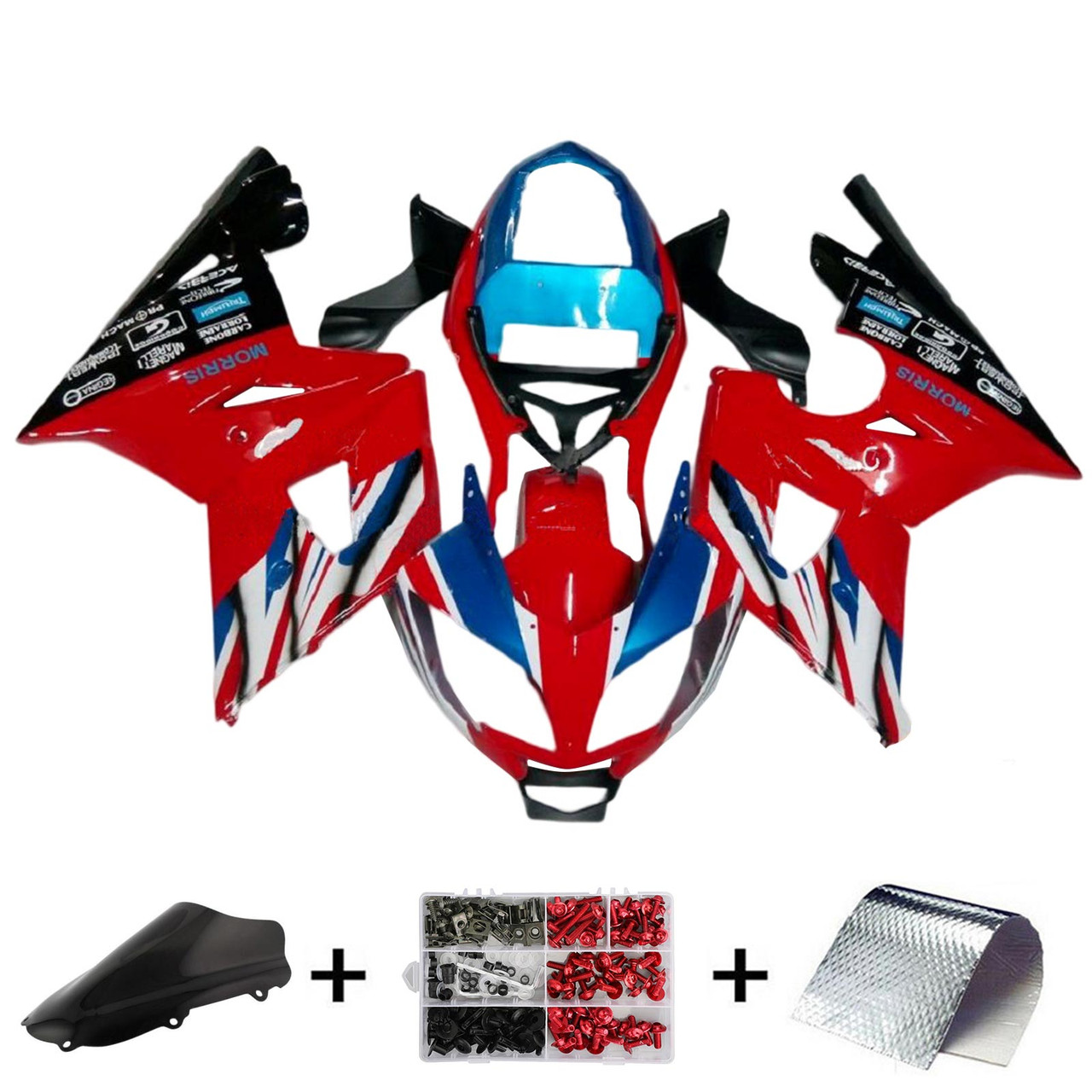 2002-2005 Triumph Daytona 600/650 Amotopart Fairing Kit Generic #127