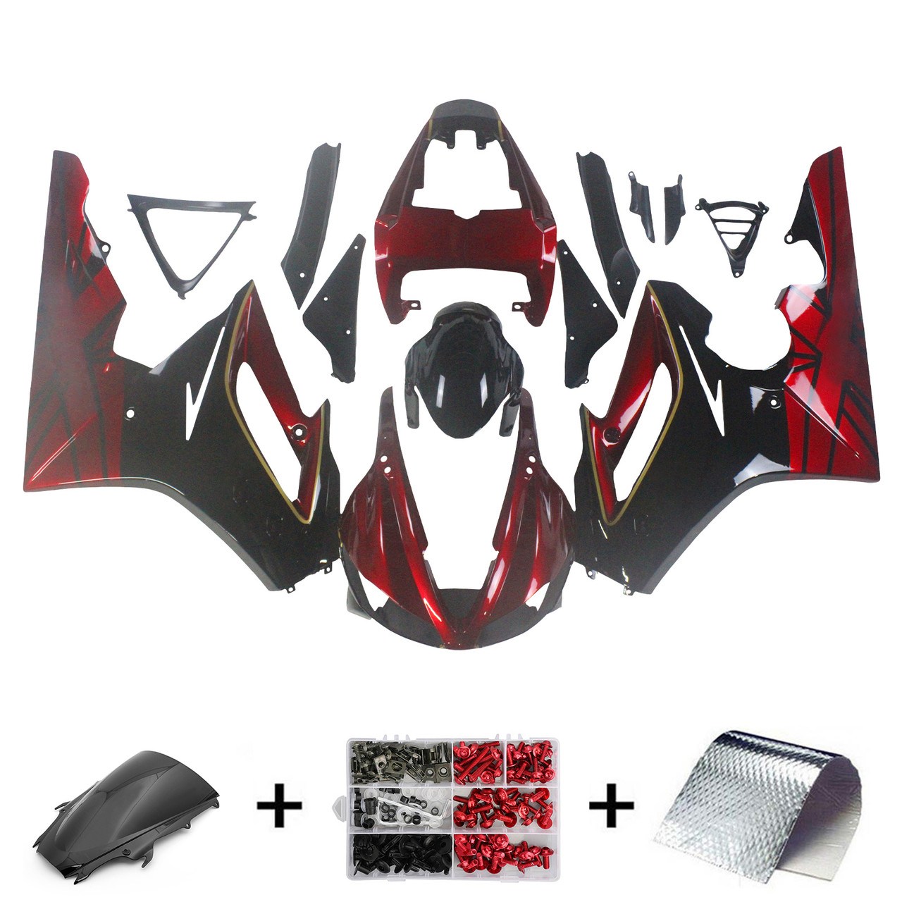 2009-2012 Triumph Daytona 675 Amotopart Fairing Kit Generic #119