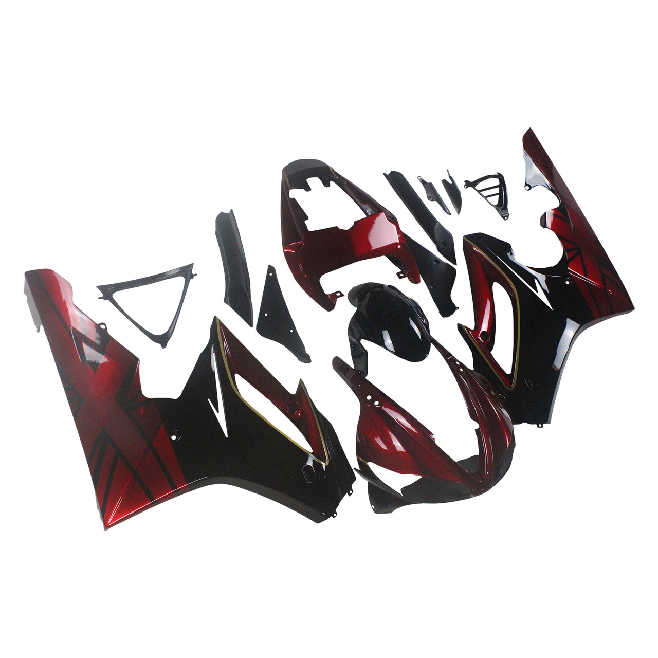 2009-2012 Triumph Daytona 675 Amotopart Fairing Kit Generic #119