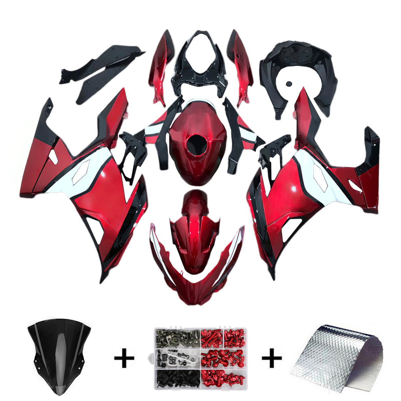 2018-2023 Kawasaki EX400/Ninja400 Amotopart Fairing Kit Generic #126