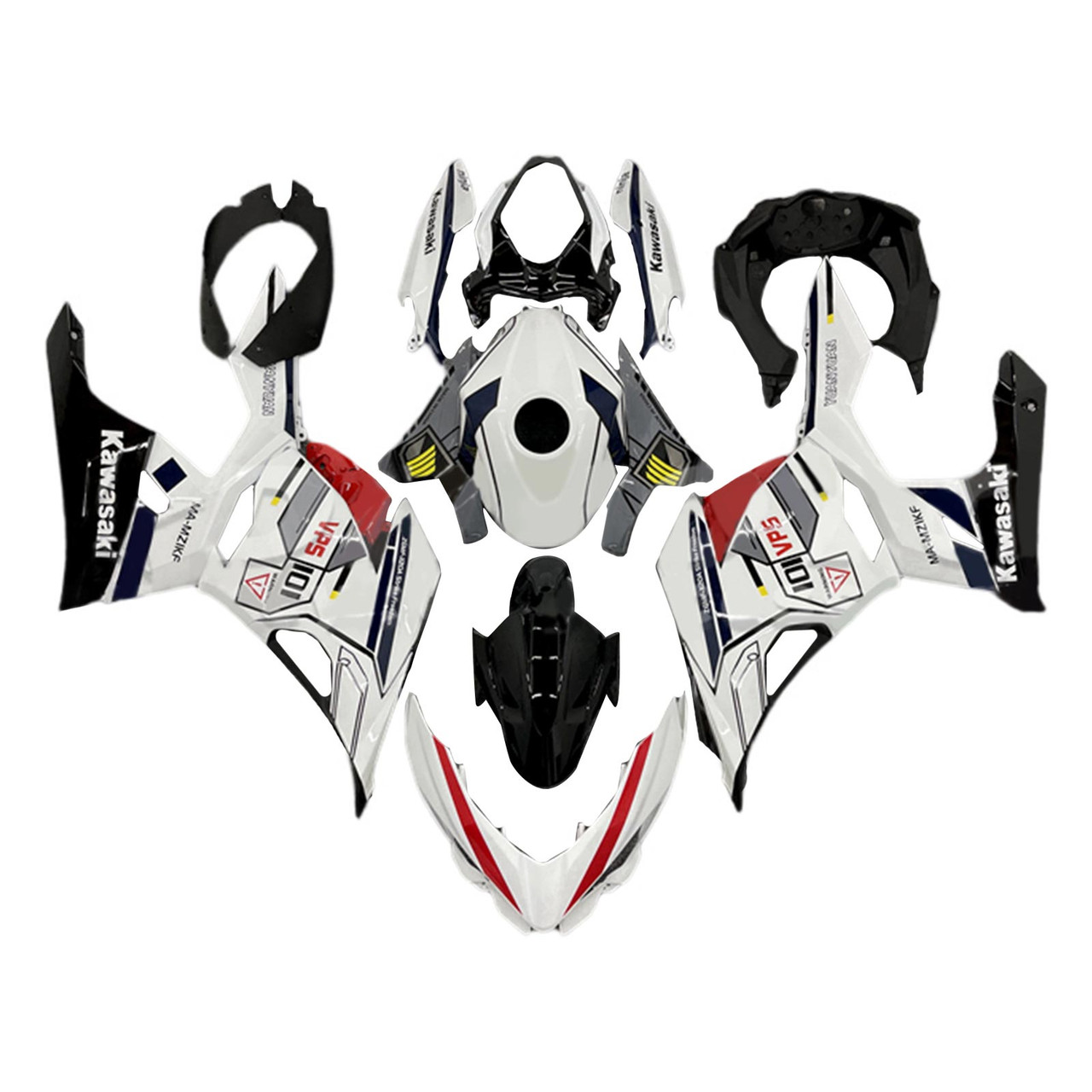 2018-2023 Kawasaki EX400/Ninja400 Amotopart Fairing Kit Generic #133