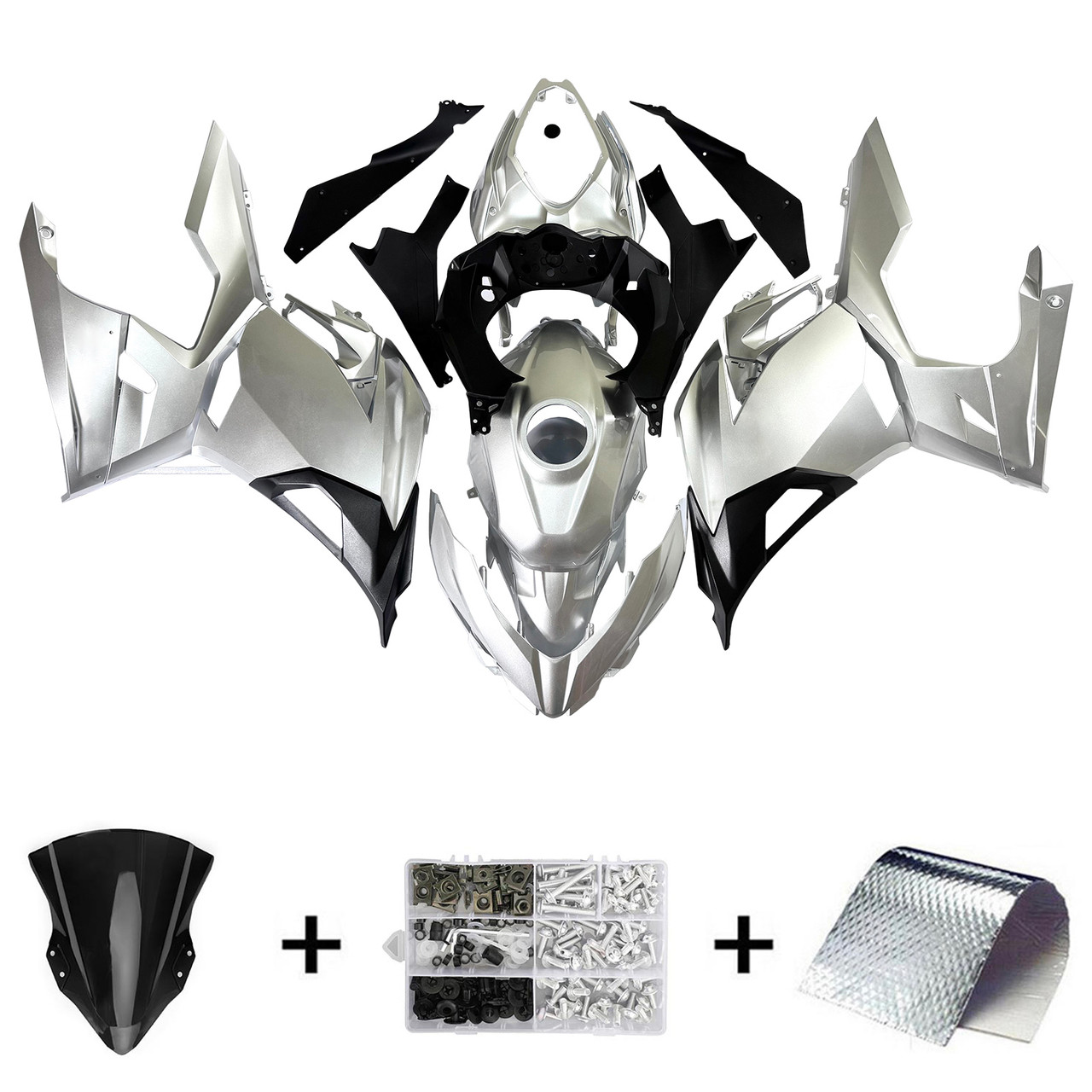 2018-2023 Kawasaki EX400/Ninja400 Amotopart Fairing Kit Generic #144