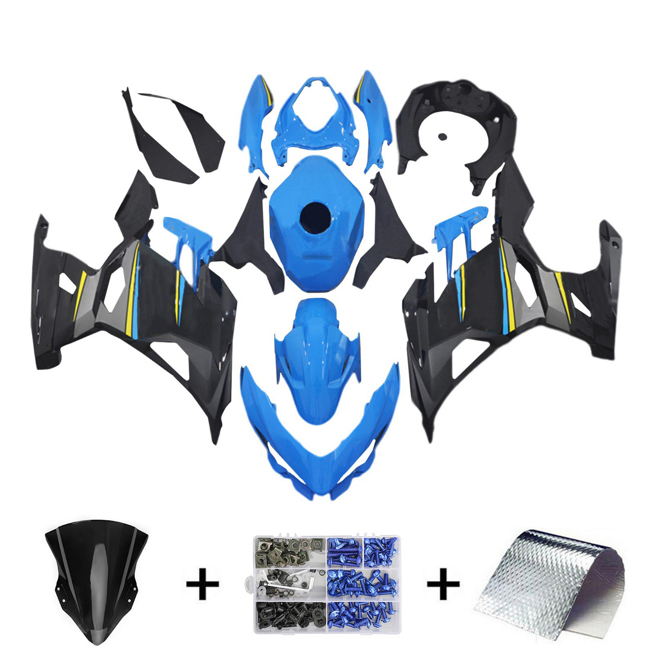 2018-2023 Kawasaki EX400/Ninja400 Amotopart Fairing Kit Generic #146