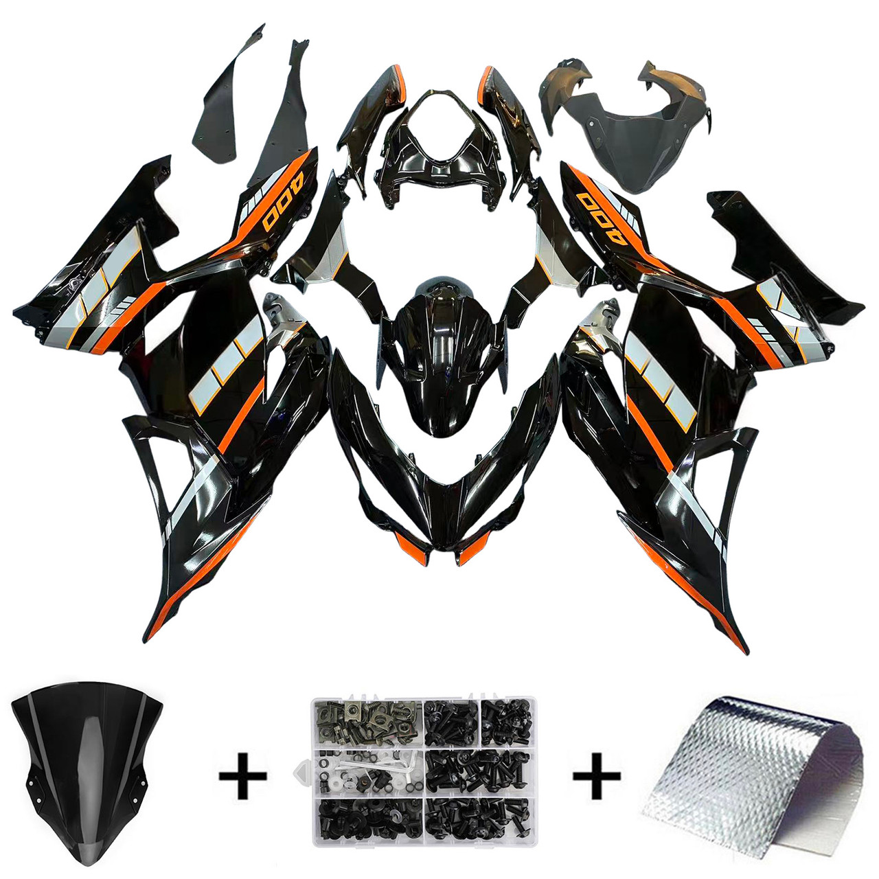 2018-2023 Kawasaki EX400/Ninja400 Amotopart Fairing Kit Generic #149