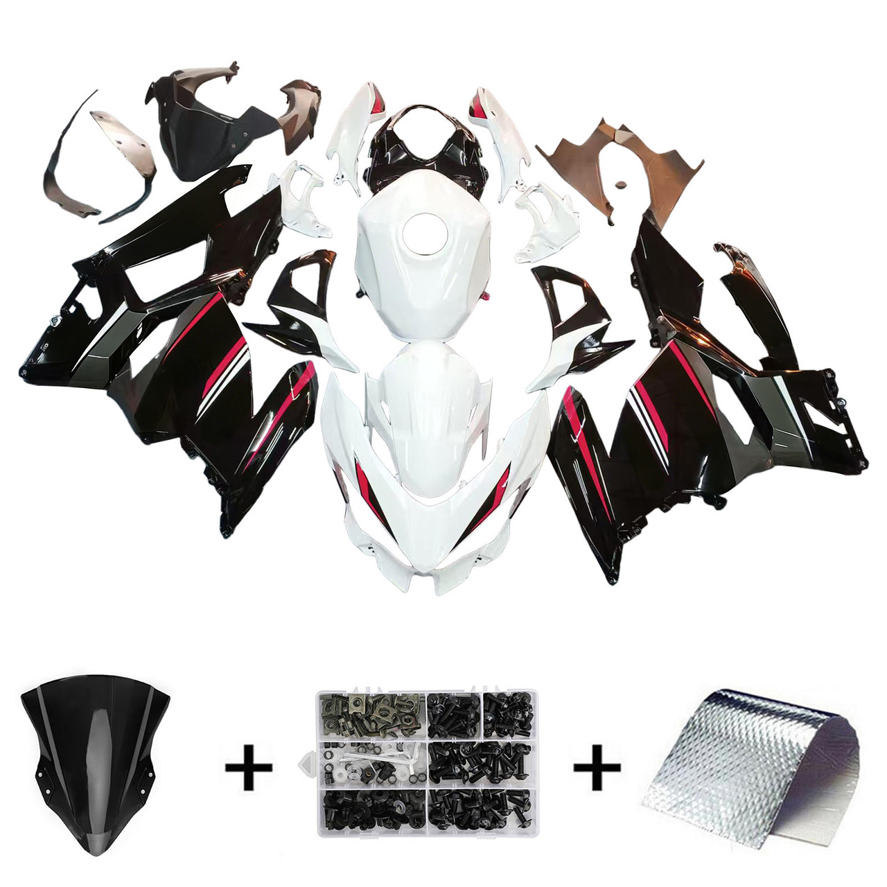 2018-2023 Kawasaki EX400/Ninja400 Amotopart Fairing Kit Generic #155