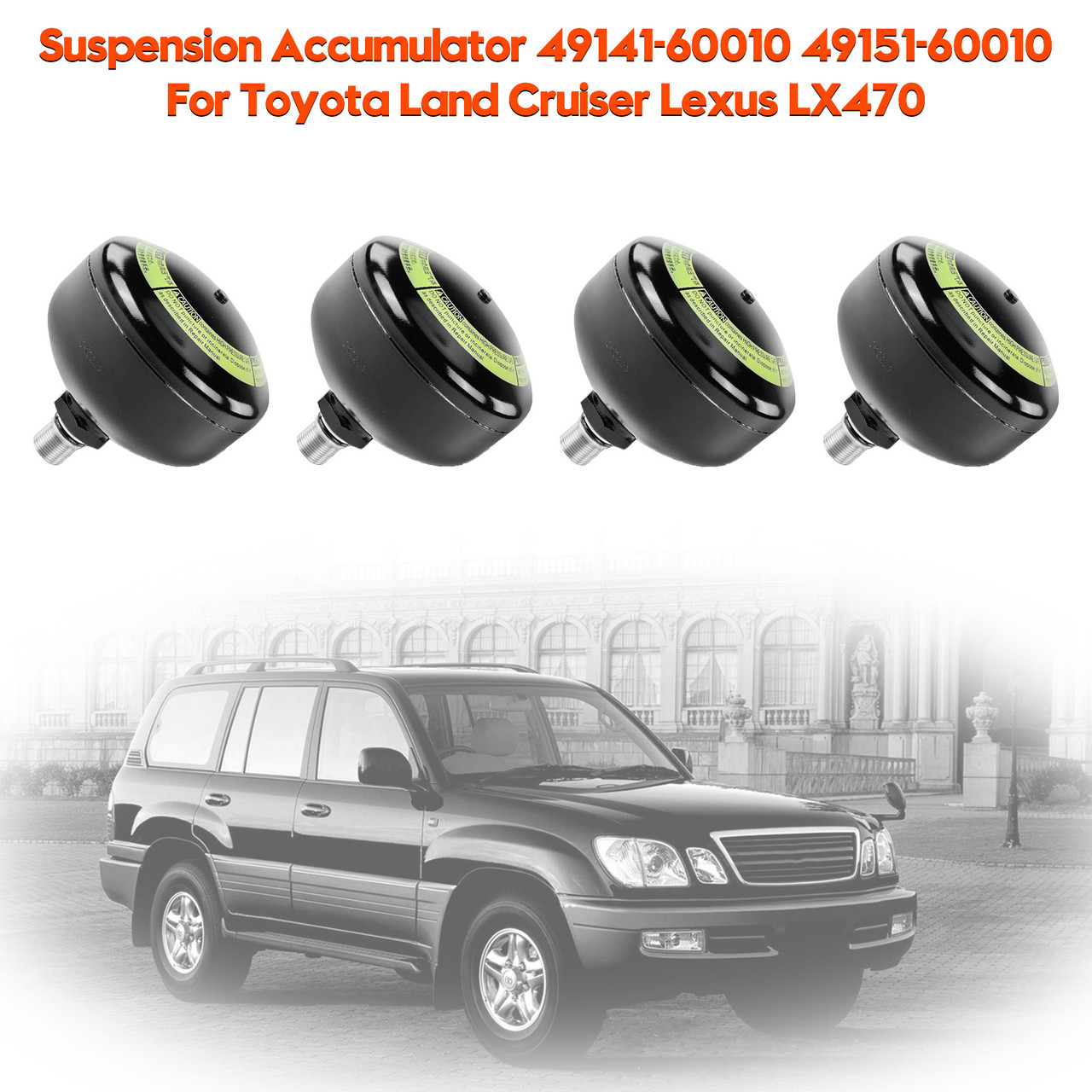 Suspension Accumulator 49141-60010*2 49151-60010*2 For Toyota Land