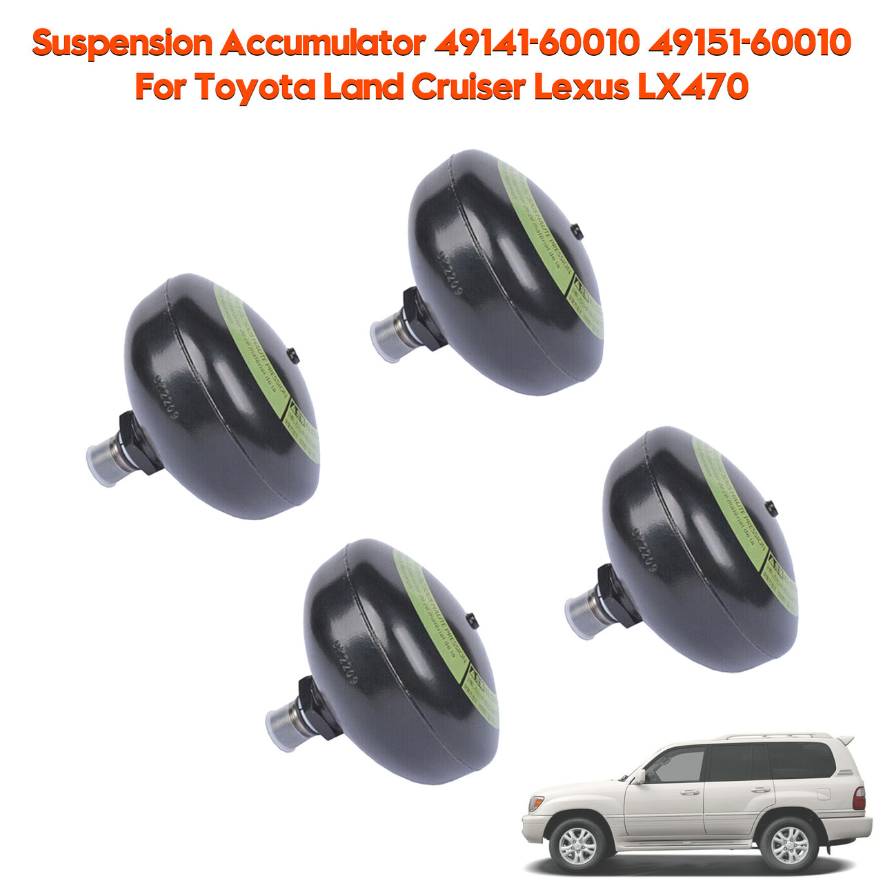 Suspension Accumulator 49141-60010*2 49151-60010*2 For Toyota Land
