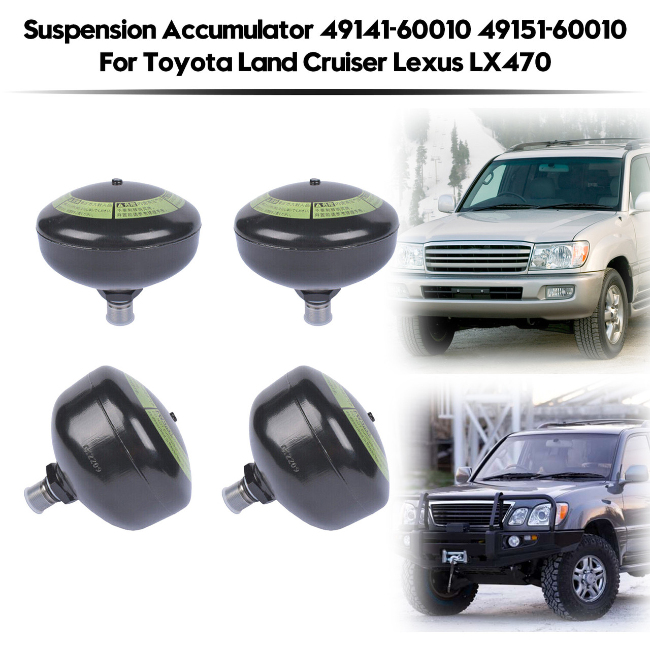 Suspension Accumulator 49141-60010*2 49151-60010*2 For Toyota Land