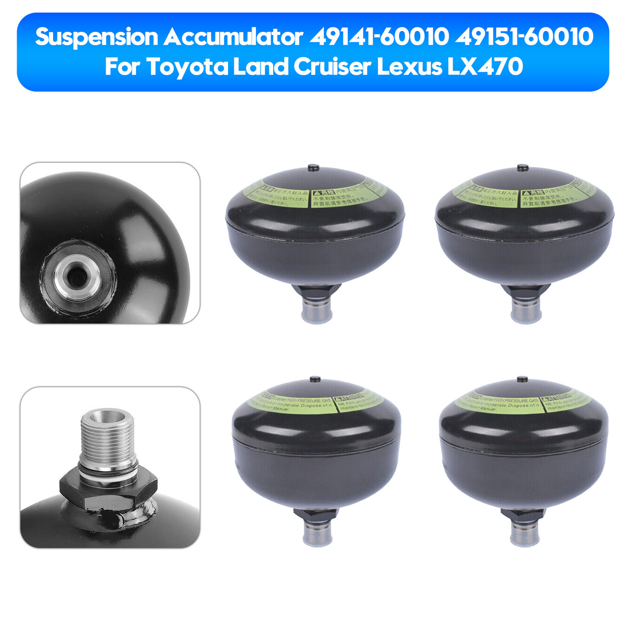 Suspension Accumulator 49141-60010*2 49151-60010*2 For Toyota Land