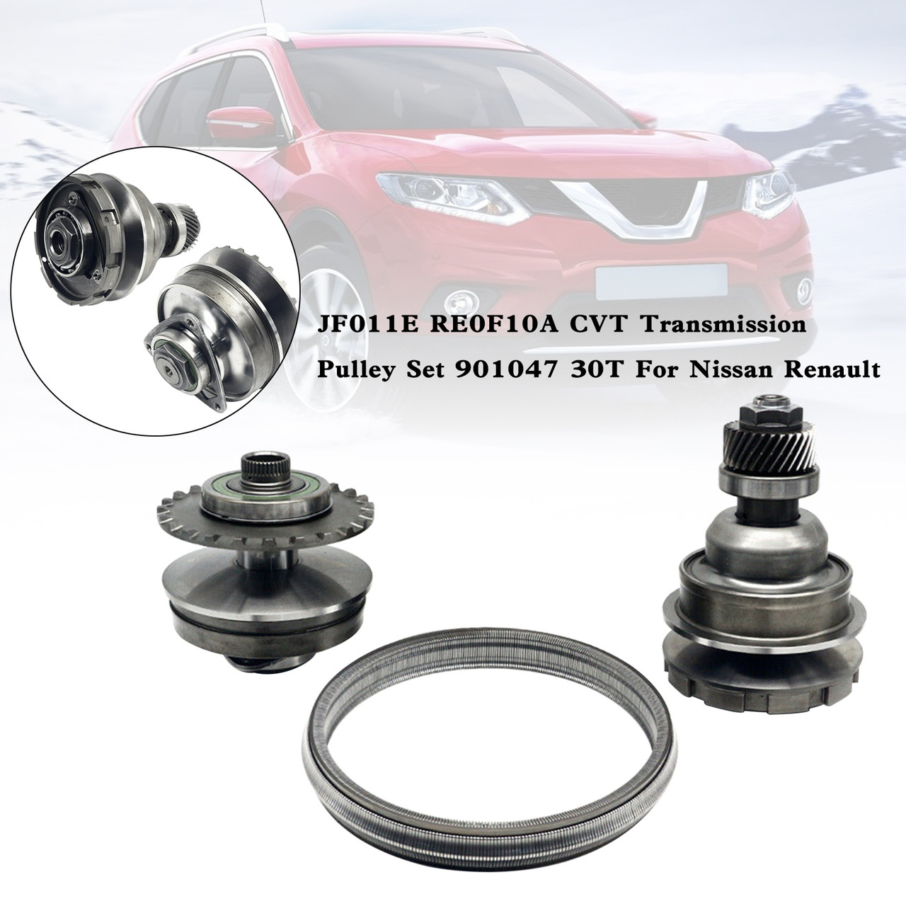 JF011E RE0F10A CVT Transmission Pulley Set 901047 30T For Nissan Renault