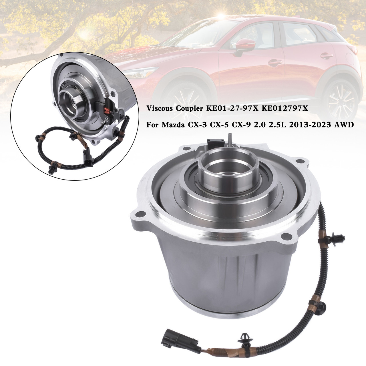 Viscous Coupler KE01-27-97X KE012797X For Mazda CX-3 CX-5 CX-9 2.0